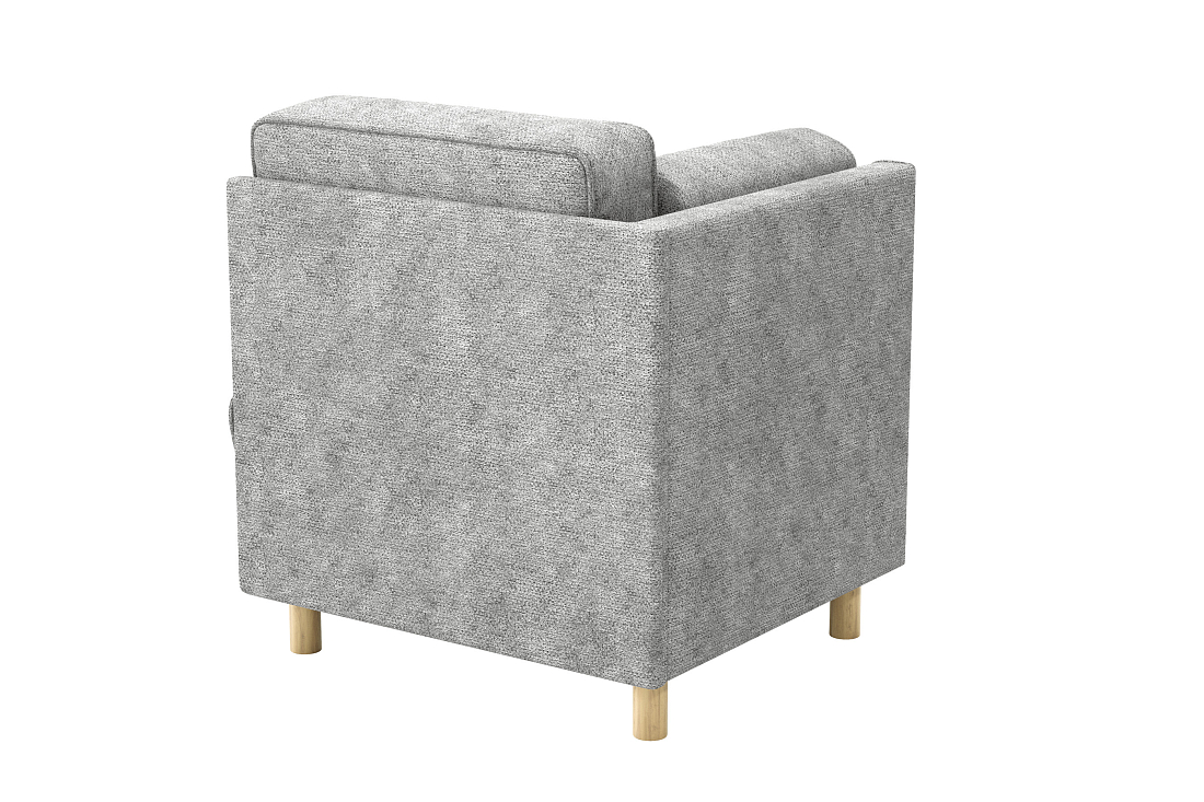 Шелдон / кресло для отдыха велюр sierra 1 светло-серый